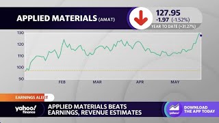 Applied Materials stock ticks down despite earnings, revenue beat