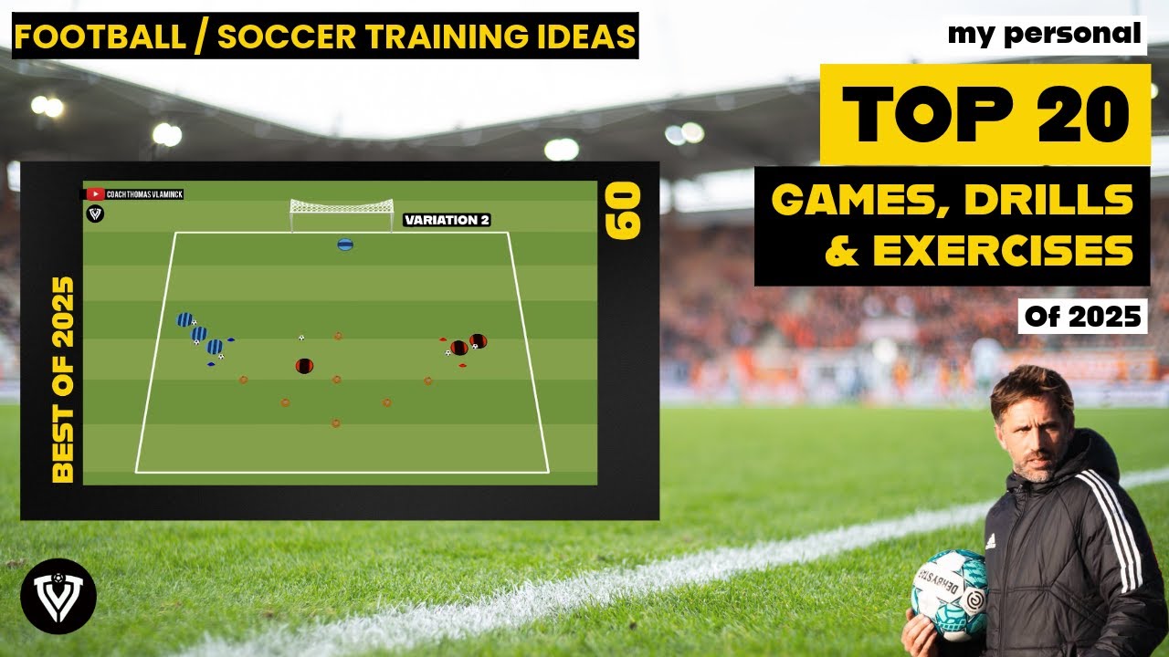 Слалом и финишная тренировка | Варианты с одним касанием, двумя касаниями и оттачивание владения ...