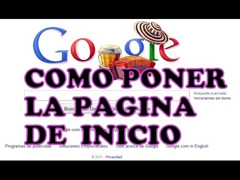 Como fijar pagina de inicio en chrome