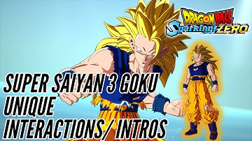 Super Saiyan 3 Goku Unique Interactions/ Intros - Dragon Ball Sparking Zero