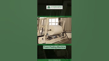 Foam Roll to Sheet Conversion with ASE Foam Peeling Machine