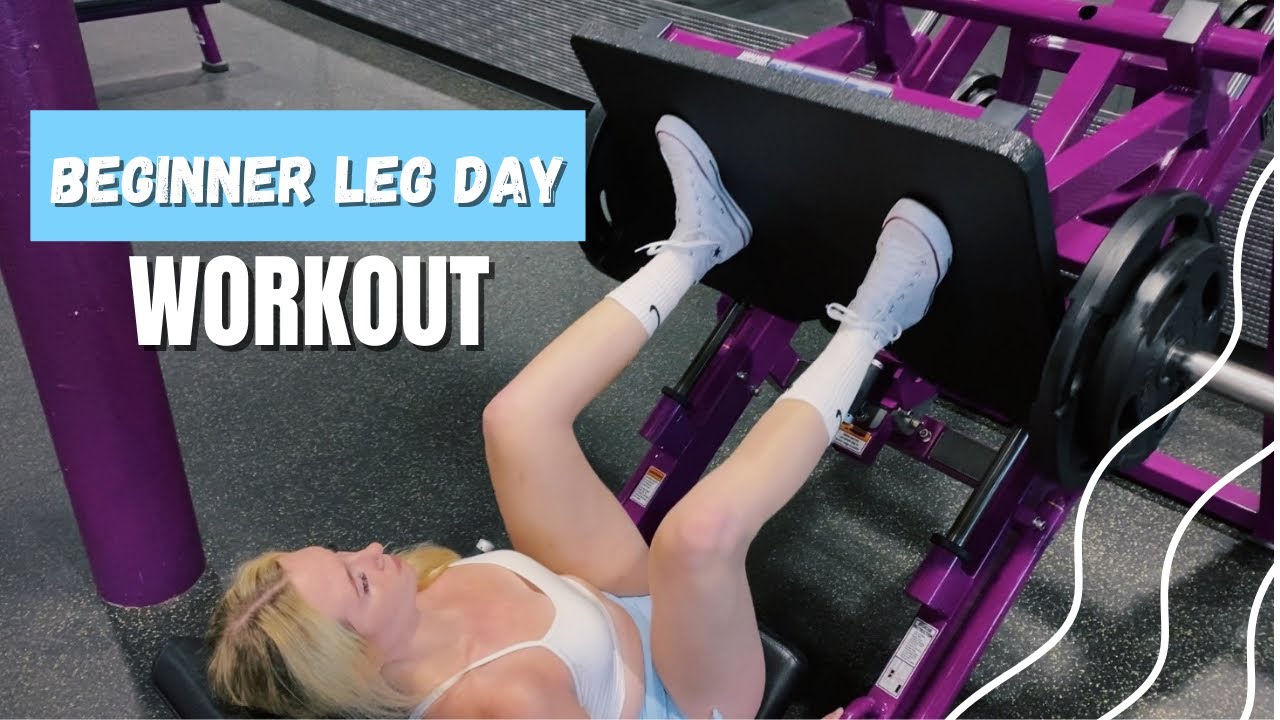 BEGINNER LEG WORKOUT | Grow Your Glutes & Quads | Planet Fitness ...