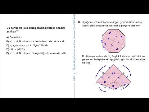 10. Sınıf Matematik Kazanım Kavrama Test 27 (Çokgenler) Çözümler