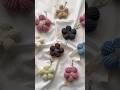 お花のキーホルダー🧶🌼 #編み物 #crochet