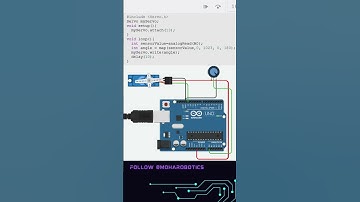 Control a Servo with a Potentiometer | Arduino Tinkercad Tutorial | Moha Robotics #arduino #coding
