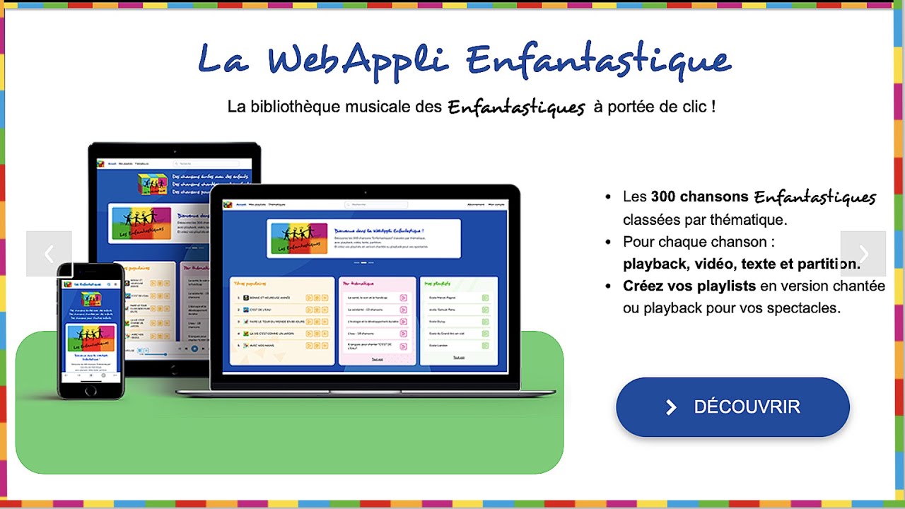 La WebAppli Enfantastique !