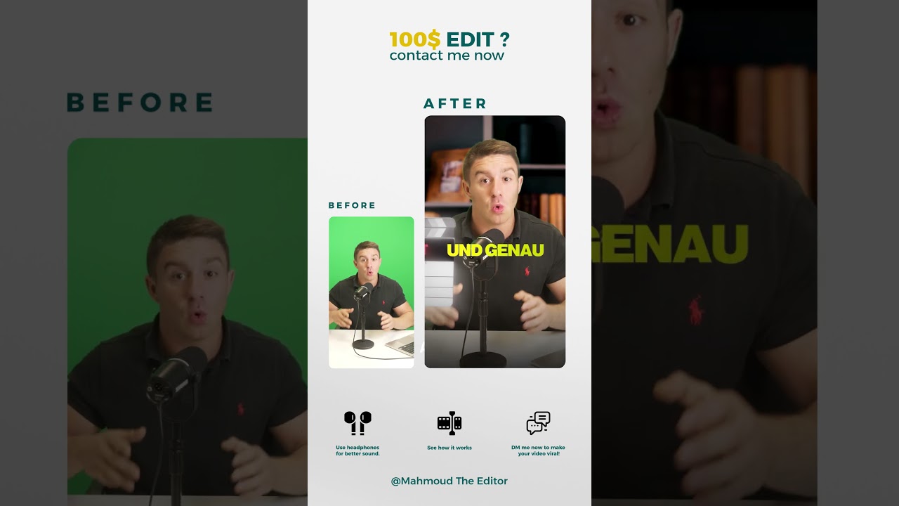 🎥 Video Editor | Reels & YouTubeClean, professional edits.📩 🌐 bio.link/mahmoudtheeditor