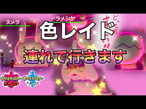 概要欄必読】色違いレイド行こう【ポケモン剣盾】