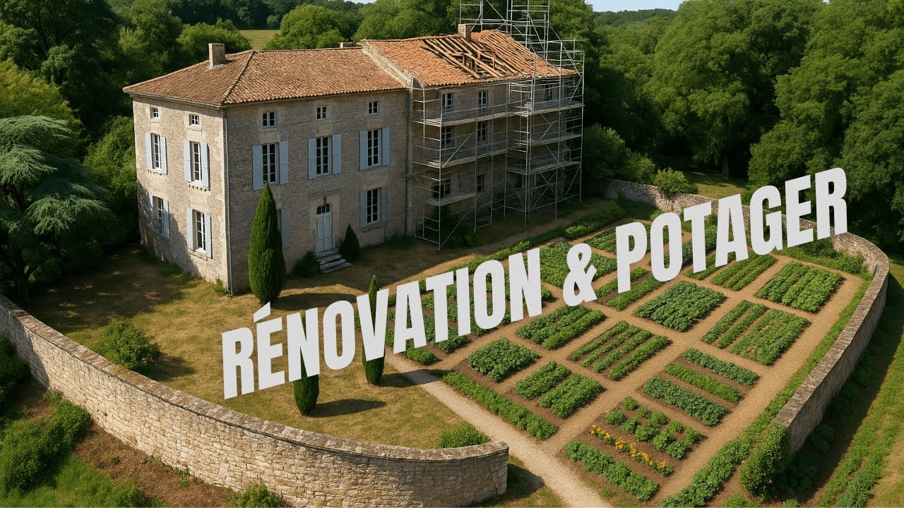 Château de Mardy  : visite de chantier et POTAGER 