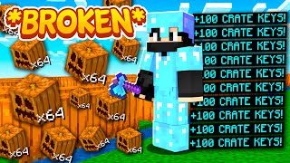 *BROKEN* WE HAVE A FULLY UPGRADED HARVESTER AXE! | Minecraft Skyblock