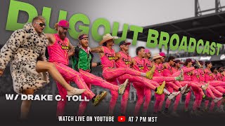 Party Animals vs Savannah Bananas in MESA ARIZONA! - Dugout Broadcast