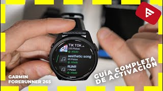 GARMIN FORERUNNER 265 ⌚ Guía completa de activación, configuración y primeros pasos