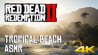 Tropical Beach   I   RDR2   I   ASMR, Beach Sounds   I   4K screenshot 3