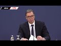 Obraćanje predsednika Republike Srbije Aleksandra Vučića