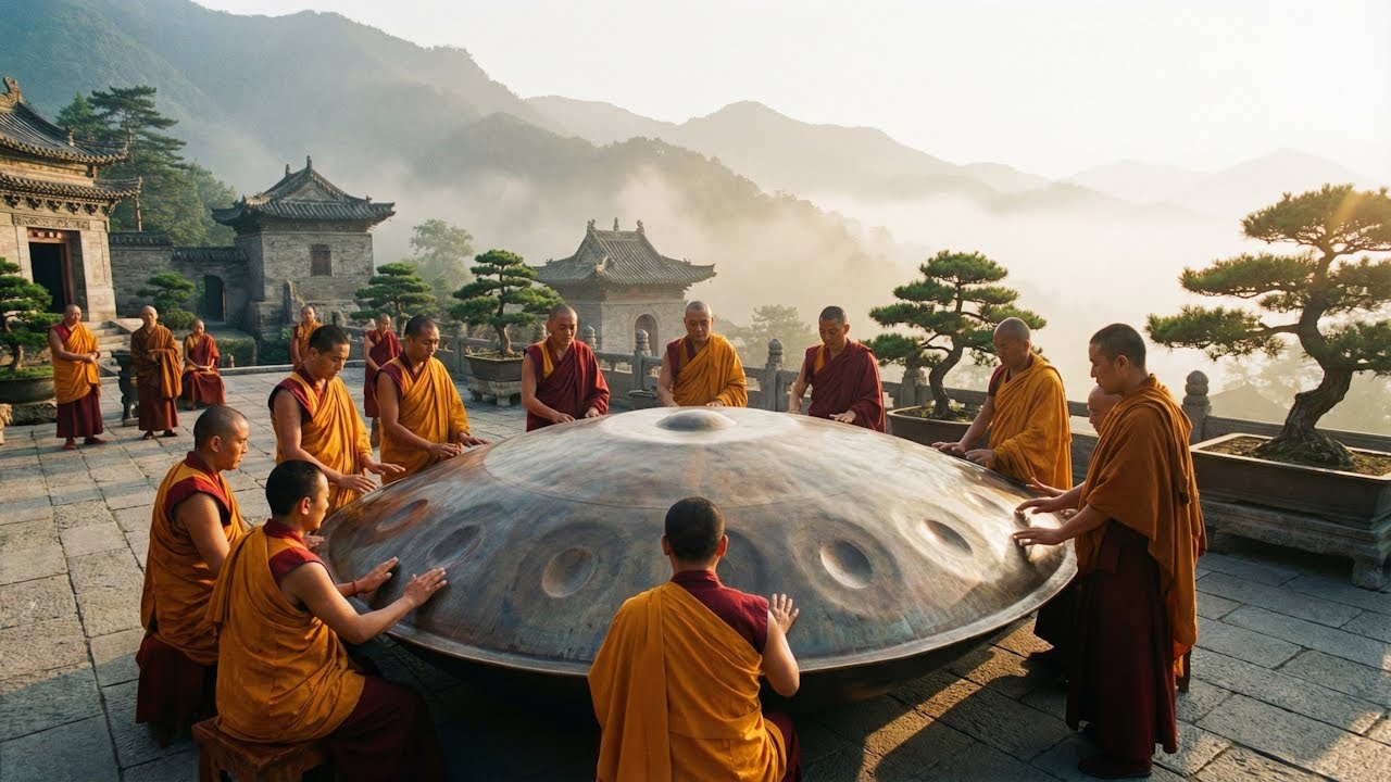 Sacred Monks & The Giant Handpan: Deep Meditation Music for Inner Peace