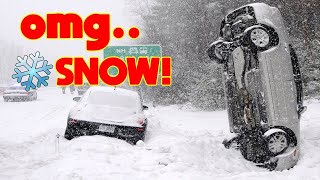 HD 4k60fps Slow Motion Snow Falling