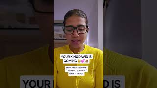 KINGDOM SPOUSE: DAVID IS COMING!🤴💕👸🏽🙌🏼💍🔔117✨️222 @theoilofjoy-byAngie