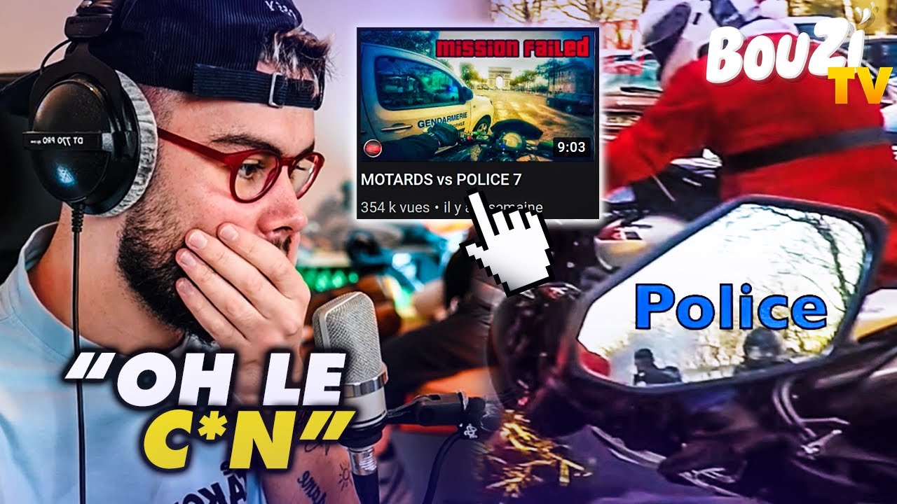 JE REAGIS A DES VIDEOS MOTARDS vs POLICE !