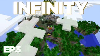 FTB Infinity - Sky Base, ME System, Big Reactors! - EP3 - [Modded Minecraft]