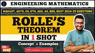 Rolle's Theorem | Mean Value Theorem | PYQs | Calculus | Engineering Mathematics