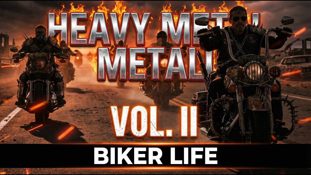 HEAVY METAL VOL. II: Rock, Couro e Liberdade | Playlist para Fãs de Rock e Bikers