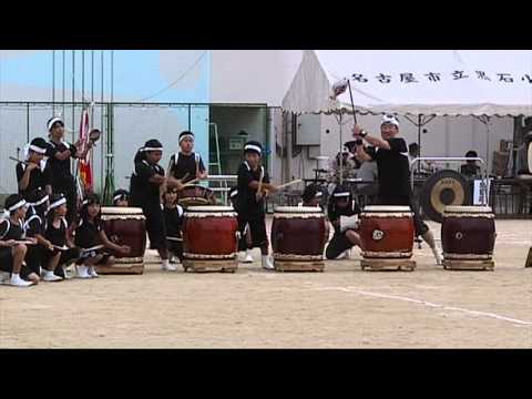 太鼓　黒石っ鼓　2012.10.14学区運動会　清流