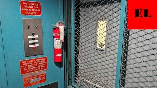 EPIC Vintage Dover Black Button Oildraulic Hydraulic Freight Elevator - TWU Fisher Hall (Athens, TN)