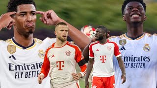 Real Madrid's Jude Bellingham and Aurelien Tchouameni's HEATED debate over Bayern Munich's Eric Dier