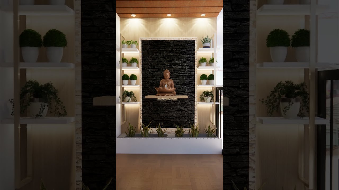 "🌿 Serene Luxury Balcony Makeover with a Buddha Statue 🌿" 2024