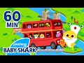 The Baby Shark Bus Goes Round and Round | +Compilation | Sing Along | Baby Shark Official