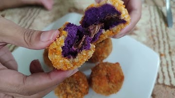 Tugas Bahasa Inggris - Text Procedure "How to make bola ubi ungu"