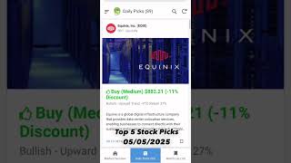 Top 5 Stock Picks - 05/05/2025