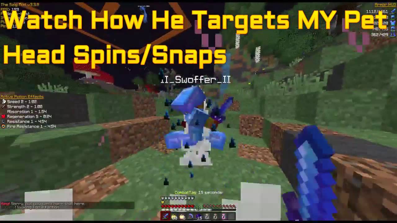 Minecraft Faction SkyCade II Swoffer II hacks