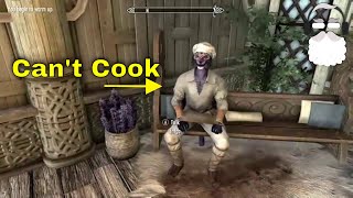 All the gear but no idea! - Inigo is modest about his culinary skills