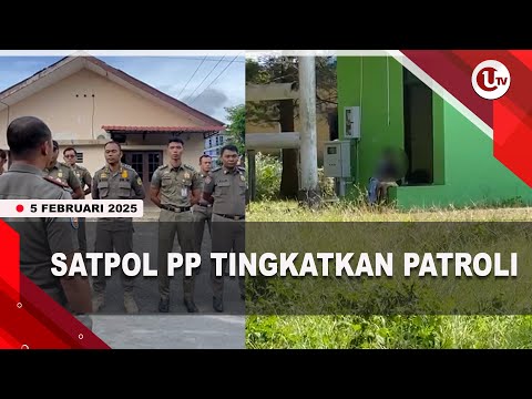 SATPOL PP TINGKATKAN PATROLI CEGAH PERBUATAN TAK SENONOH DI TAMAN | U-NEWS