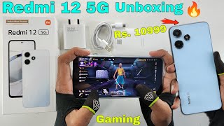 Redmi 12 5g unboxing and gaming all features