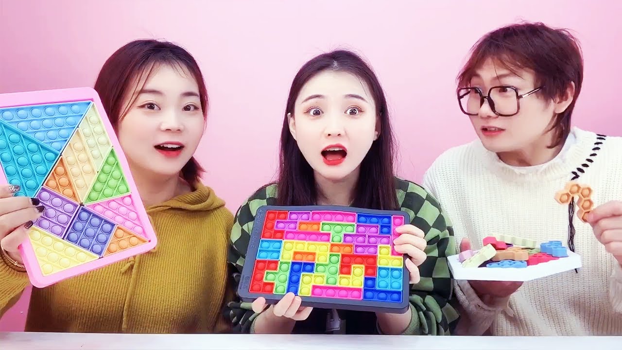 POP IT FIDGET TETRIS JIGSAW Puzzle Toy, удовлетворяя лучшим ремеслам | Смешная плейшоп