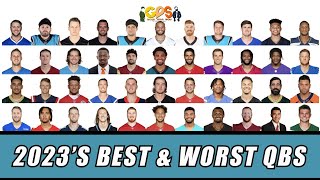 Predicting The Best & Worst QBs for 2023