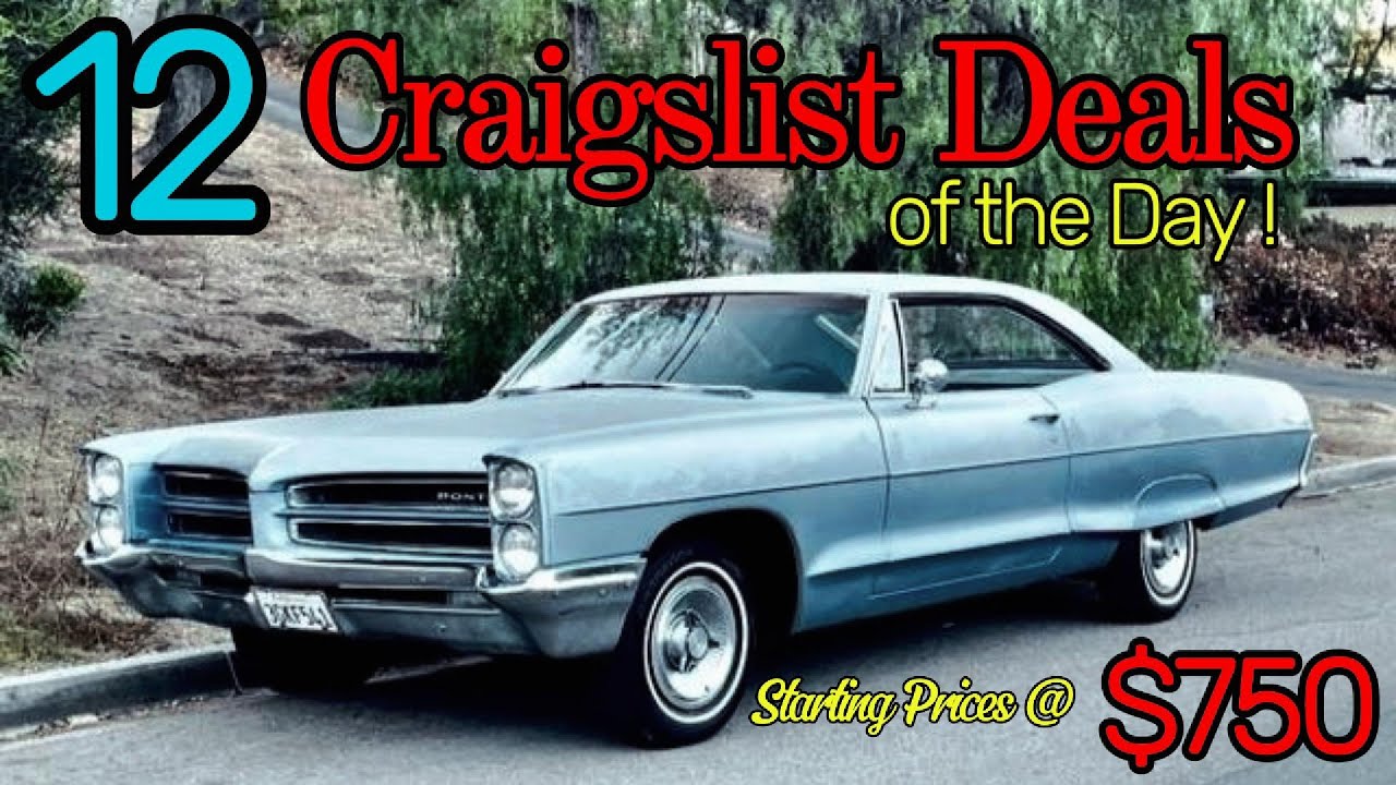 Hottest Craigslist Classic Car Finds 12 Deals You Can’t Miss! YouTube