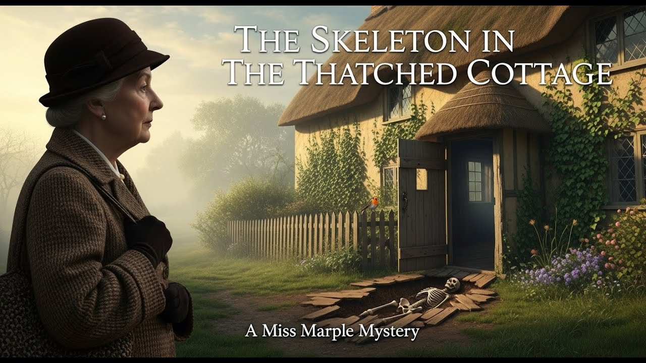 藁葺き屋根の小屋の中の骸骨｜ミス・マープル事件簿