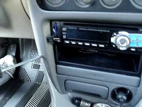 removing the in dash receiver toyota camry #2