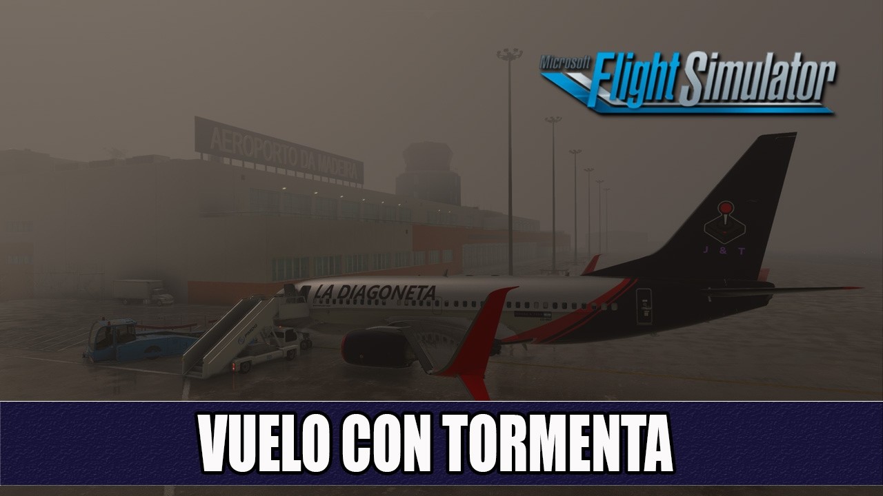 Flight Simulator 2020 ✈️ | Vuelo Online | Madeira - Gibraltar - Andorra con tormenta | 737-700