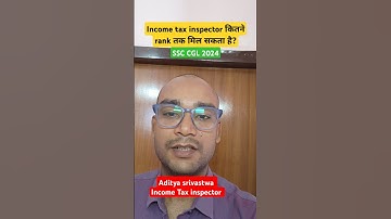 Income tax inspector kitne rank tak milega #ssc #ssccgl2024  Income tax inspector vacancy 2024