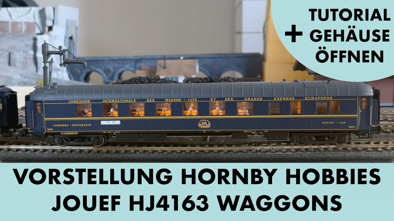 Vorstellung Hornby Hobbies Jouef Waggons  HJ4163 und wie man das Gehäuse vom unteren Teil bekommt