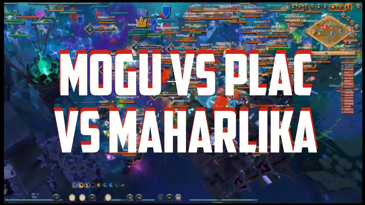 MOGU vs PLAC vs Maharlika (ZVZ) - Albion Online
