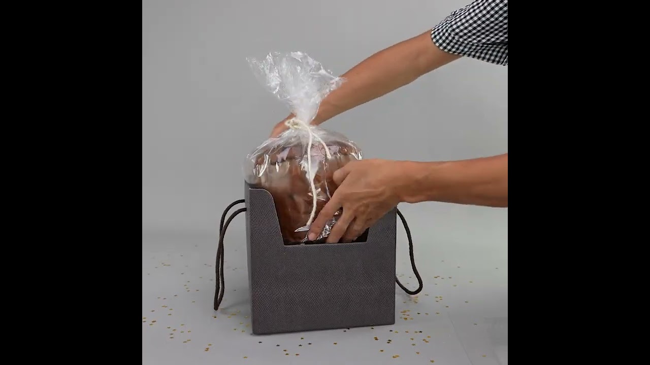 Come montare scatole panettone con manico