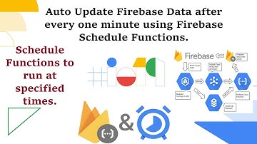 Auto Update Firebase Data after every one minute using Firebase Cloud Functions