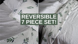 7-Piece Bed in a Box, it's REVERSIBLE!!