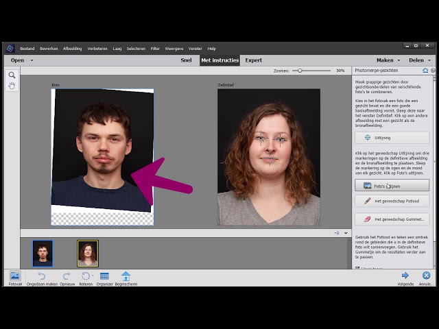 Gezichten Combineren Met Photoshop Elements - Youtube