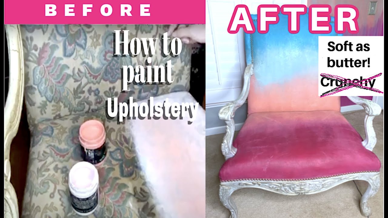 Painting Upholstery Fabric With Chalk Paint® - Thirty Eighth Street